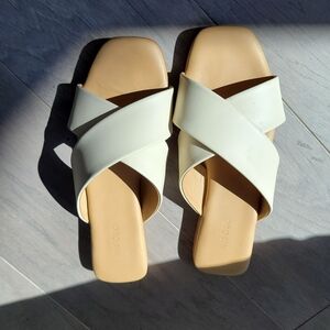 Nisolo Catalina Slide Sandal Bone 7.5